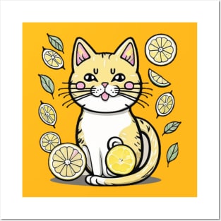 Vitamin c cat Posters and Art